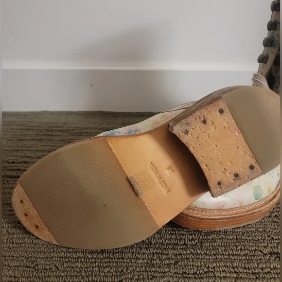 NWOB Free People Santa Fe Combat Boot in floral ecru - Picture 10 of 13